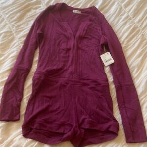 Free People pink romper